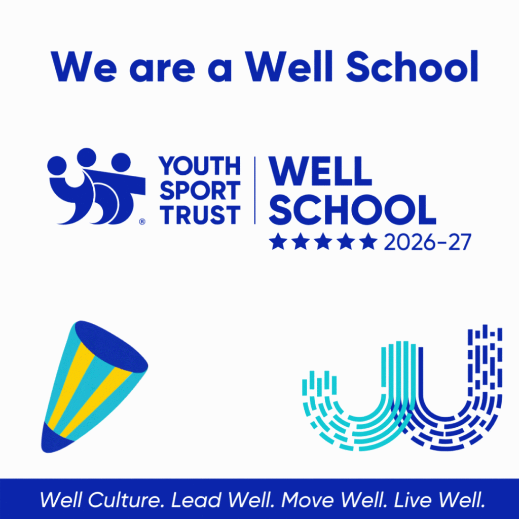 We are proud to be recognised as a ‘Well School’ by the Youth Sport Trust!